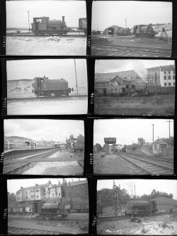 Approximately 39, medium format negatives. Includes South Wales Stations with some Industrials at