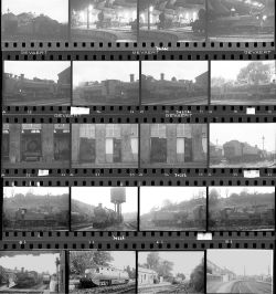 Approximately 120, 35mm negatives. Includes Cinderford, Kidderminster and Saltley etc taken in 1950.