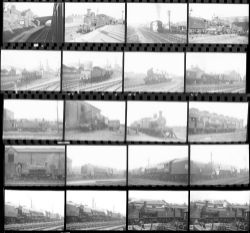 Approximately 120, 35mm negatives. Includes Sutton Oak, Widnes and Fleetwood etc taken in 1951.