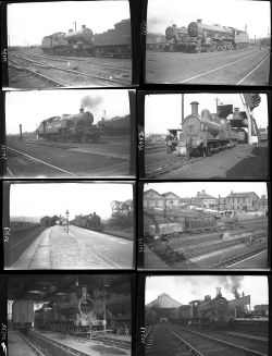 Approximately 47, medium format negatives. Includes Willesden, Patricroft, Dukinfield, Crewe,