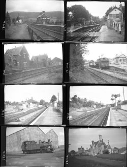 Approximately 57, medium format negatives. Includes Stations and Industrials at Talybont, Pembridge,