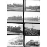 Approximately 95 medium format negatives. Includes LNER, NER, GNR and LMS taken in 1928/31/34/35/36.