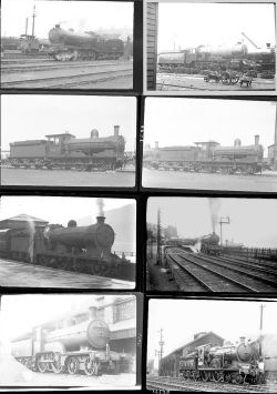 Approximately 95 medium format negatives. Includes LNER, NER, GNR and LMS taken in 1928/31/34/35/36.