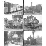 Qty 18 of which 13 are large format glass and 5 medium format non-glass negatives Glyn Valley Rly