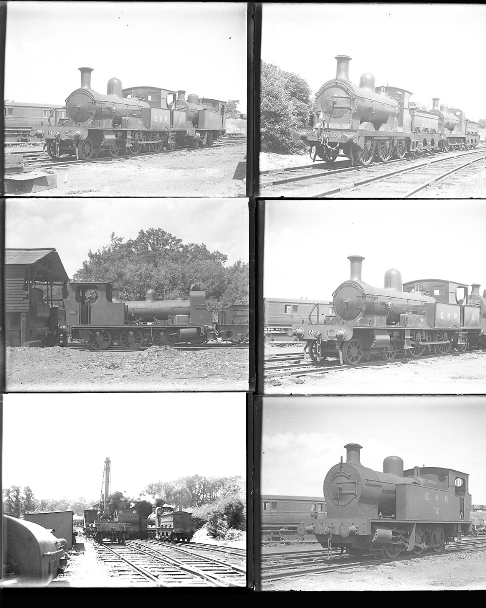 Qty 12 large format glass negatives East Kent Rly taken in 1936. Negative numbers within range: - Image 2 of 2