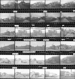 Approximately 77, 35mm negatives. Includes Corfe Castle, Wareham, Uxbridge, Bridport and