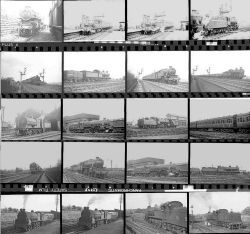 Approximately 105, 35mm negatives. Includes Willesden, Bletchley, Wolverton and Tamworth etc taken