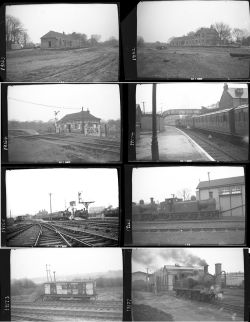 Approximately 8, medium format negatives. Includes Stations and Locomotives at Isle of Wight taken