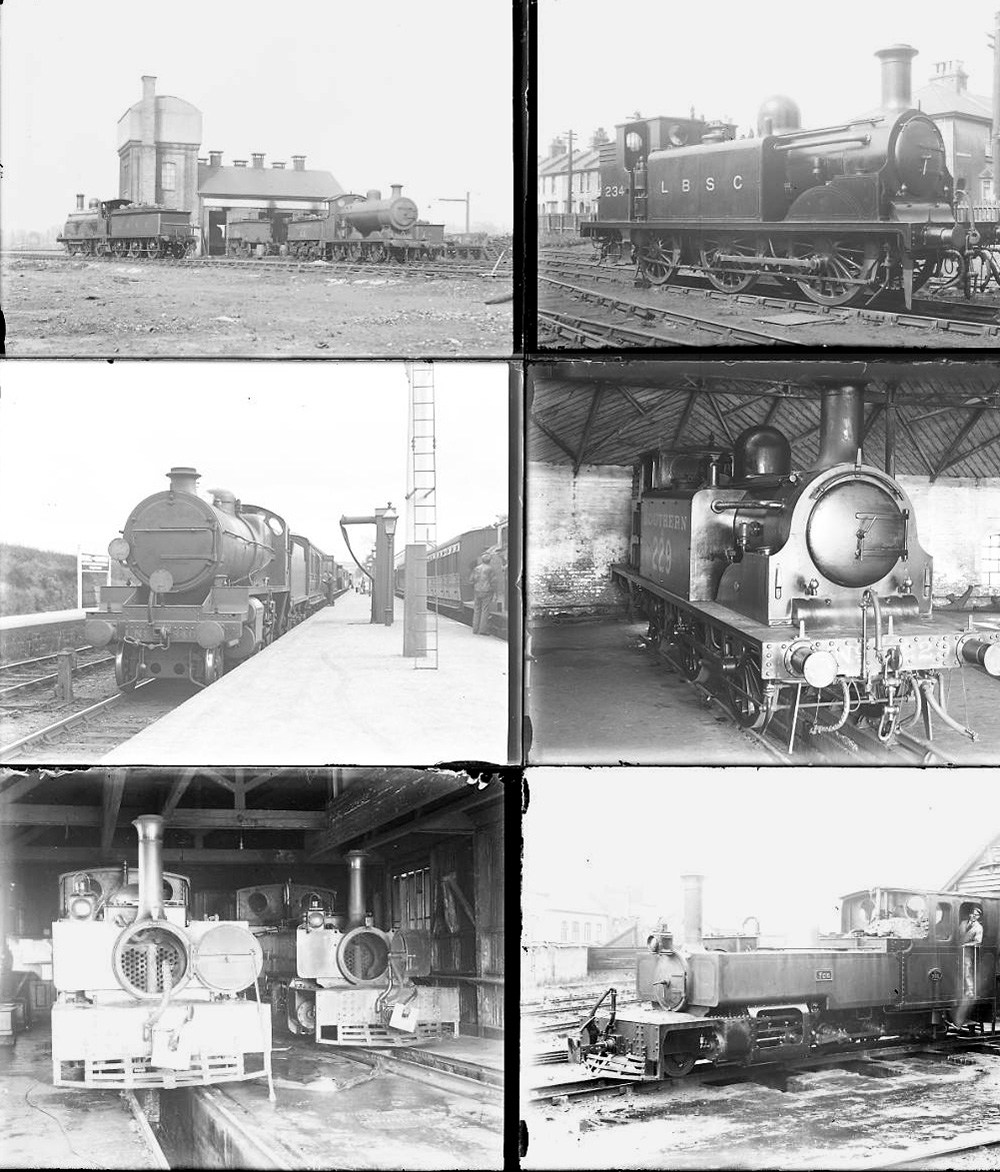 Approximately 52 large format, mainly glass, some non-glass negatives. A mixture of LBSCR, SR and - Image 2 of 2