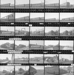 Approximately 79, 35mm negatives. Scotland to include St Rollox (coaches), Northampton,