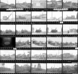 Approximately 82, 35mm negatives. Includes Cromford, Irthlington, Millwall, singleton and Loddington