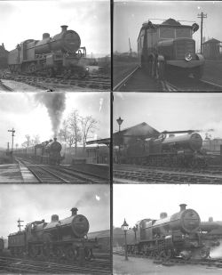 Qty 14 larger format glass negatives. Including 2 Michelin cars and 12 Somerset and Dorset Joint Rly