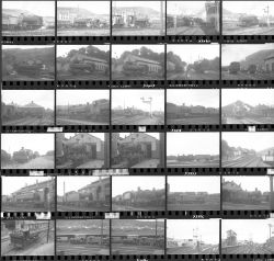 Approximately 85, 35mm negatives. Includes Gowerton, Aberdare, Radyr and Bargoed Colliery etc