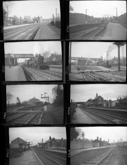 Approximately 52, medium format negatives. Includes stations at Tewkesbury, Knightwick, Suckley,