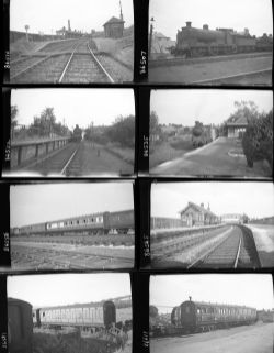 Approximately 45, medium format negatives. Includes some coaches at Greenock. Rutherglen,