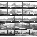 Approximately 110, 35mm negatives. Includes Trent, Basford and Nottingham etc taken in 1947.