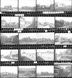 Approximately 125, 35mm negatives. Includes Harrow, Kings Cross and Ipswich etc taken in 1952.