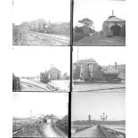 Approximately 21 large format glass negatives Talyllyn Rly and Festiniog Rly (narrow gauge) taken in