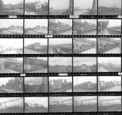 Approximately 102, 35mm negatives. Includes Rugby, Crewe, Preston, Newton Abbot and Bicester etc