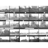 Approximately 140, 35mm negatives. Includes Kittybrewster, Aberdeen Harbour, Inverurie, Perth, and