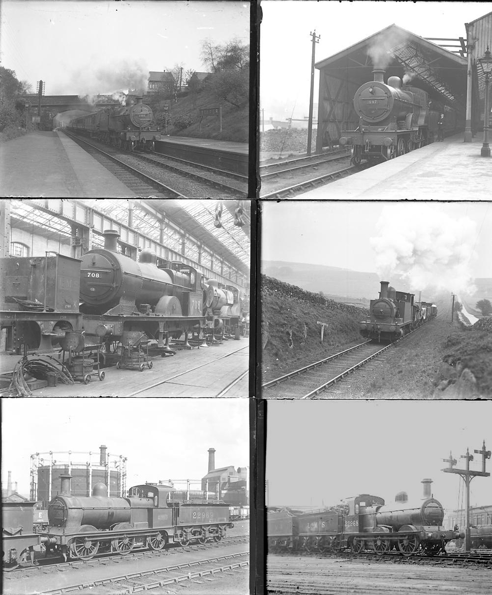 Approximately 52 large format glass negatives. Mostly LMS, a few LNER and Met Rly taken in 1934. - Image 2 of 2