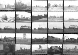 Approximately 100, 35mm negatives. Includes Cromford, Breadsall Crossing, Derby and Willesden etc