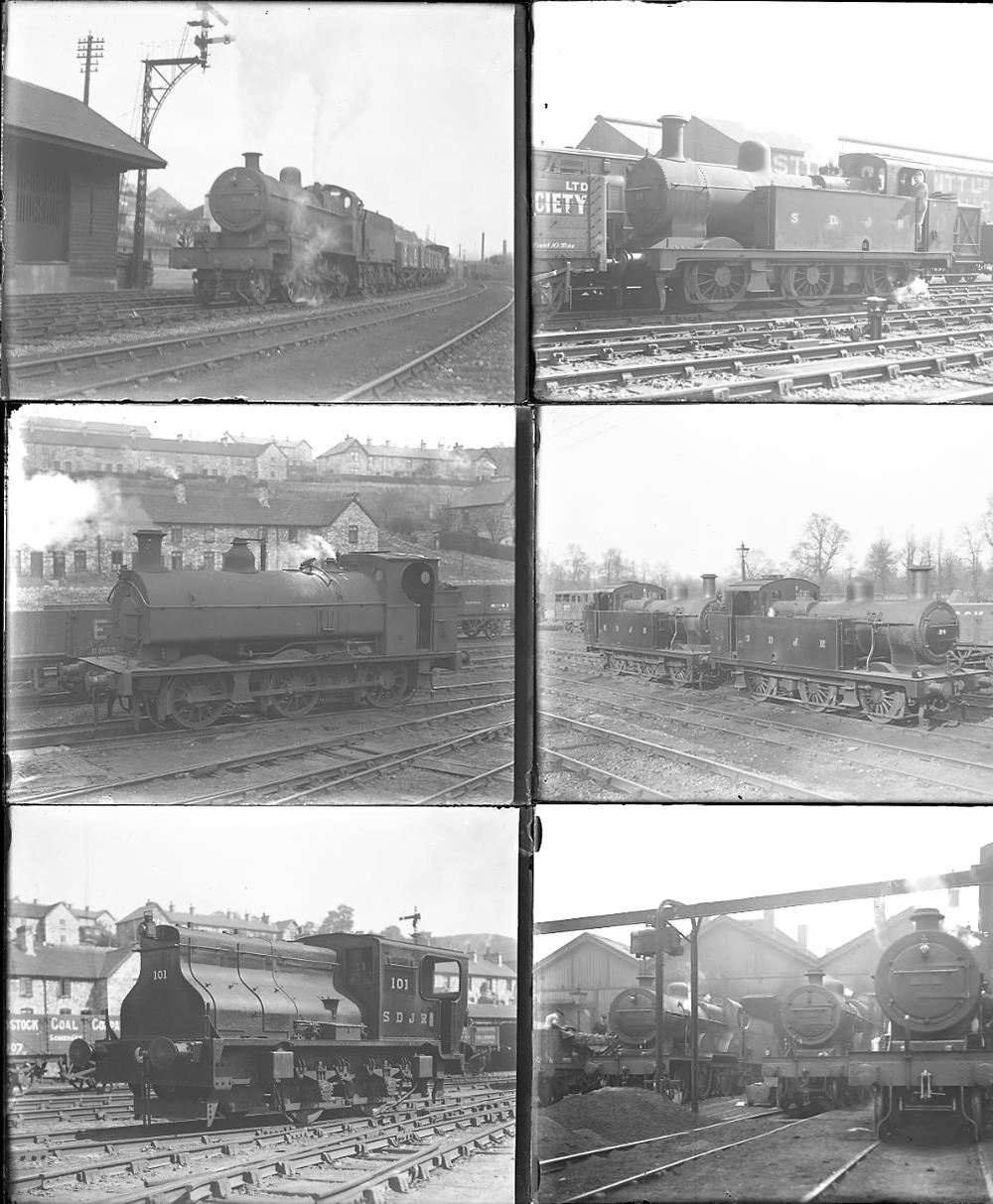 Approximately 36 large format glass negatives. All Somerset & Dorset Joint Rly taken in 1929. - Image 2 of 2