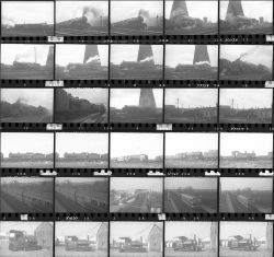 Approximately 110, 35mm negatives. Includes Kings Cross, Stratford, Belvedere, Erith and Gravesend