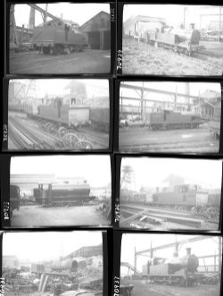 Approximately 21, medium format negatives. Includes 7 different named Locomotives at Haydock