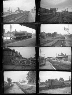 Approximately 68, medium format negatives. Includes mostly Stations, some Irish at Weyhill, Cole,