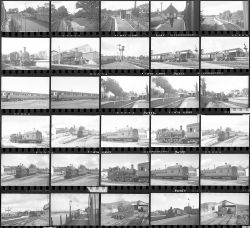 Approximately 57, 35mm negatives. Includes Tiverton, Exeter, Moretonhampstead Branch and Hemyock