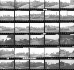 Approximately 86, 35mm negatives. Includes Gloucester, Lydney, Cheltenham, Barber Bridge,