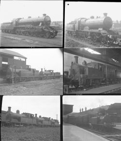 Approximately 45 large format negatives. A mixture of LBSCR, SR, SE&C, and LSWR taken in 1925,