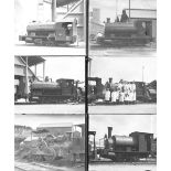 Qty 12 large format glass negatives, industrial locomotives taken at the APCM Works Stone Crossing