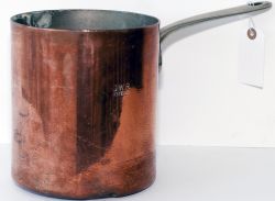GWR Copper Sauce Pan in good original condition. Stamped on side GWR HOTELS.