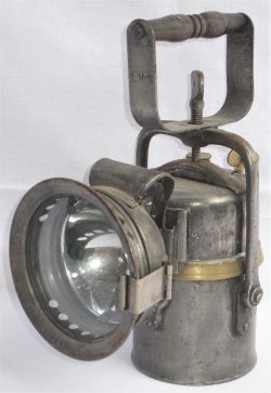 LMS Examiners carbide inspection lamp. Clearly stamped LMS in handle and complete.