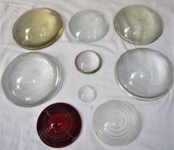 A Lot containing 9 x spare signal lamp lenses of various sizes. All in good condition.