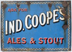 Enamel Advertising Sign. ASK FOR IND, COOPE'S ALES AND STOUT.