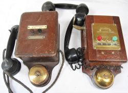 2 x GWR/WR box to box TELEPHONES. Both complete and very good ex box condition together with an