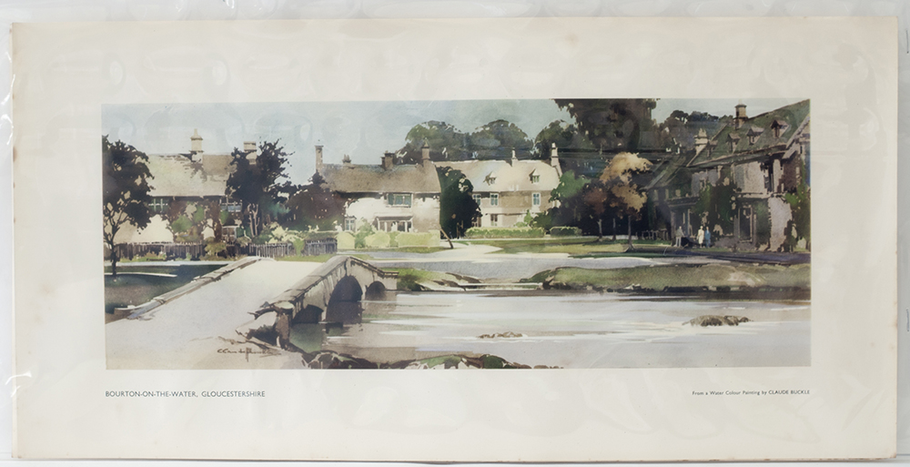 2 x Carriage Prints. BOURTON ON THE WATER and TEWKESBURY.