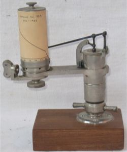 A measuring device possibly used with Loco testing equipment. Has chart attached but no details to