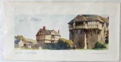 2 x Carriage Prints. STOKESAY CASTLE and LOCH MORAR.