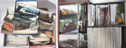 2 x boxes of photographs to include diesel, electric and some steam traction. A very detailed and