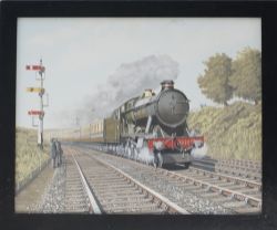 Original Painting. GWR County No 1022 by G LEWIS.