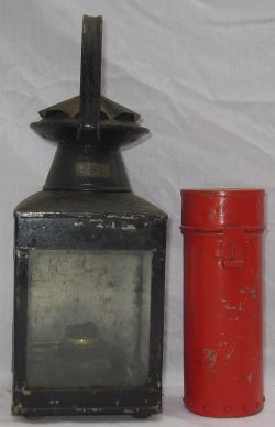 Southern Railway general purpose hand lamp stamped into top section S(E)R complete with innards