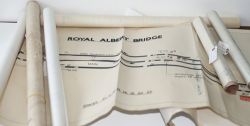 A collection of BR(W) office copy SIGNAL BOX DIAGRAMS to include ROYAL ALBERT BRIDGE. OAKHAMPTON.