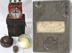 A Lot to include Signal Lineman's equipment. OHMS meter. BR(M) tape measure. GWR padlock and key.