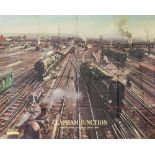 Poster BR(S) CLAPHAM JUNCTION by Terence Cuneo 1961. Quad Royal 50in x 40in. In good condition