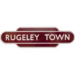 Totem BR(M) FF RUGELEY TOWN from the former London and North Western Railway station between Rugeley