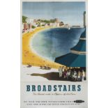 Poster BR(S) BROADSTAIRS THE RESORT WITH A CHARM OF ITS OWN by R. Lander 1966. Double Royal 25in x